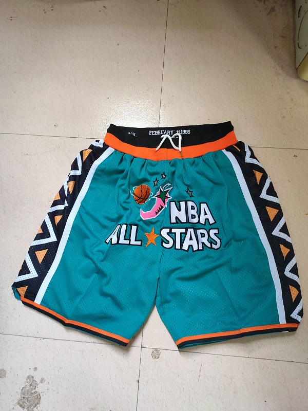 Men 2021 #96 all star Green Shorts->more jerseys->NBA Jersey